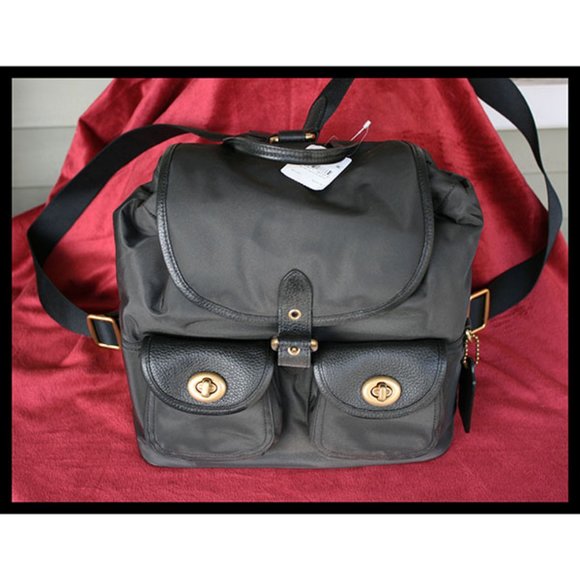 COACH Black Nylon Cargo Backpack - NWT main image 5